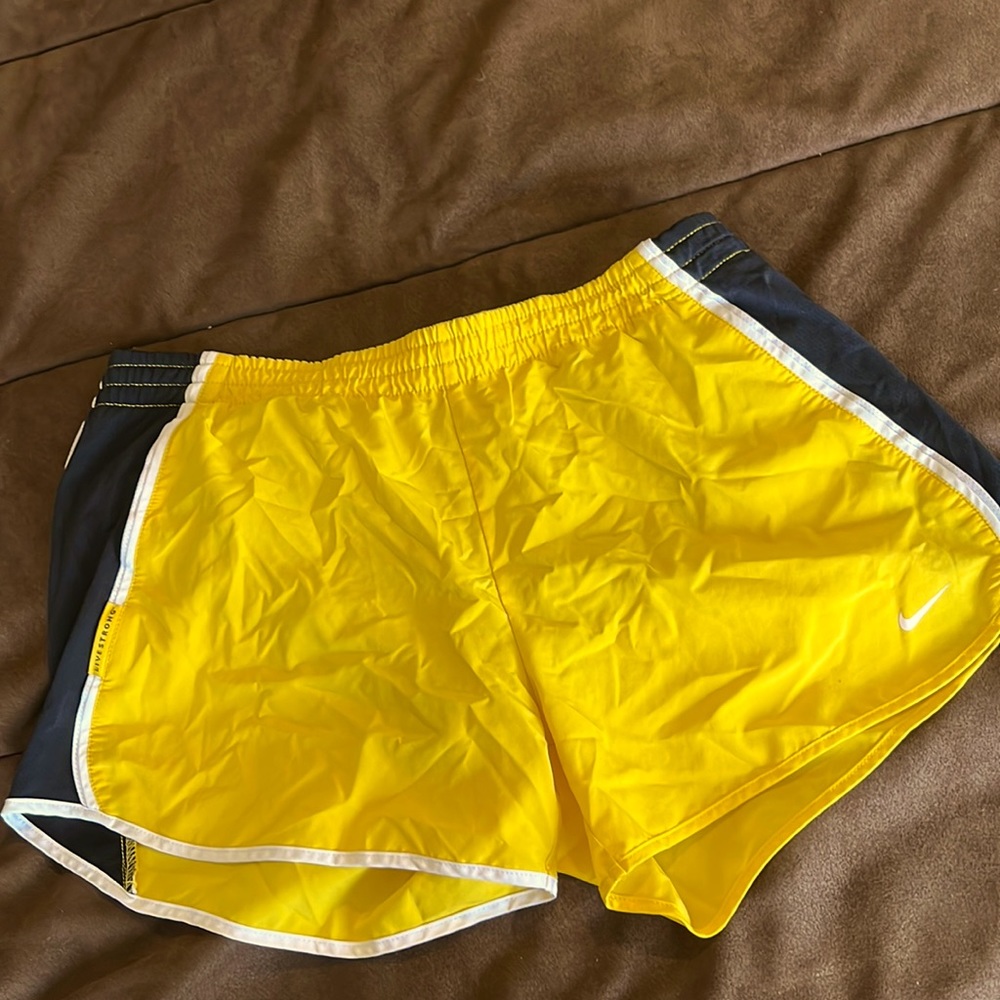 Black and Yellow Nike Livestrong Running Shorts. Size M.